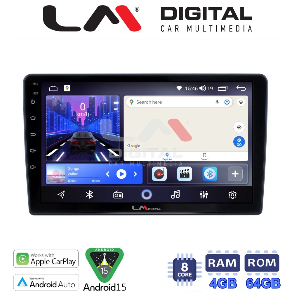 LM Digital - LM ZK8409 GPS Οθόνη OEM Multimedia Αυτοκινήτου για Hyundai H1 2010 > 2018 (CarPlay/AndroidAuto/BT/GPS/WIFI)