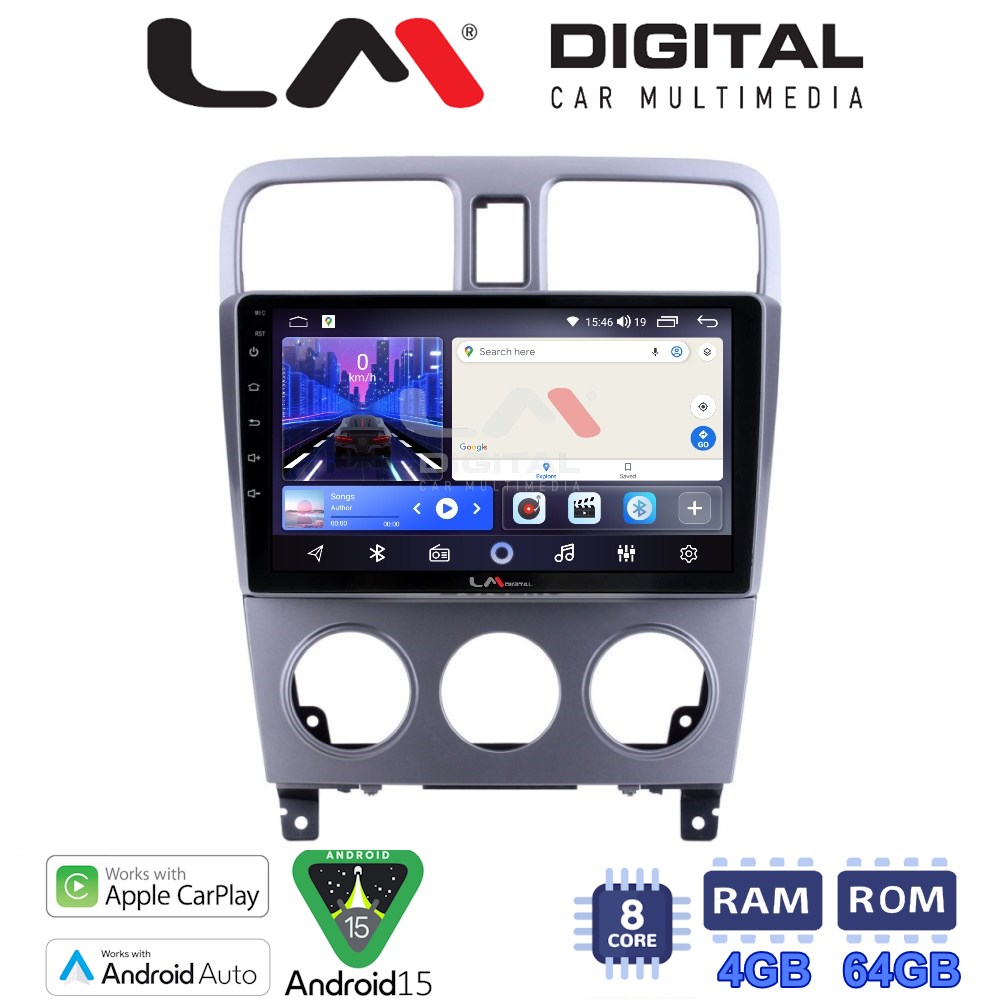 LM Digital - LM ZK8526 GPS Οθόνη OEM Multimedia Αυτοκινήτου για SUBARU FORESTER 2002>2007 (CarPlay/AndroidAuto/BT/GPS/WIFI)