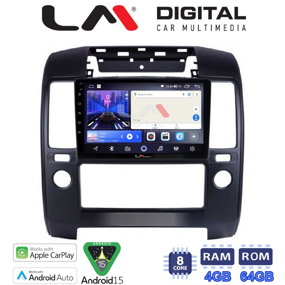 LM Digital - LM ZK8684 GPS Οθόνη OEM Multimedia Αυτοκινήτου για Nissan NV200 2009> (CarPlay/AndroidAuto/BT/GPS/WIFI)