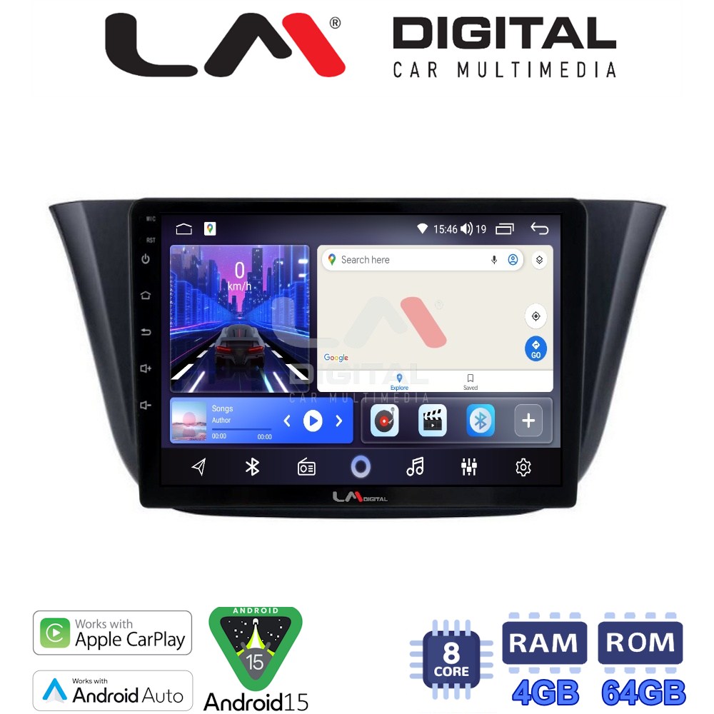 LM Digital - LM ZK8690 GPS Οθόνη OEM Multimedia Αυτοκινήτου για Iveco Daily 2014 > (CarPlay/AndroidAuto/BT/GPS/WIFI)