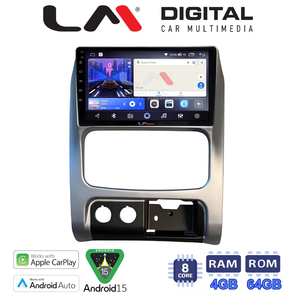 LM Digital - LM ZK8736 GPS Οθόνη OEM Multimedia Αυτοκινήτου για JEEP CHEROKEE & LIBERTY 2002-2007 (CarPlay/AndroidAuto/BT/GPS/WIFI)