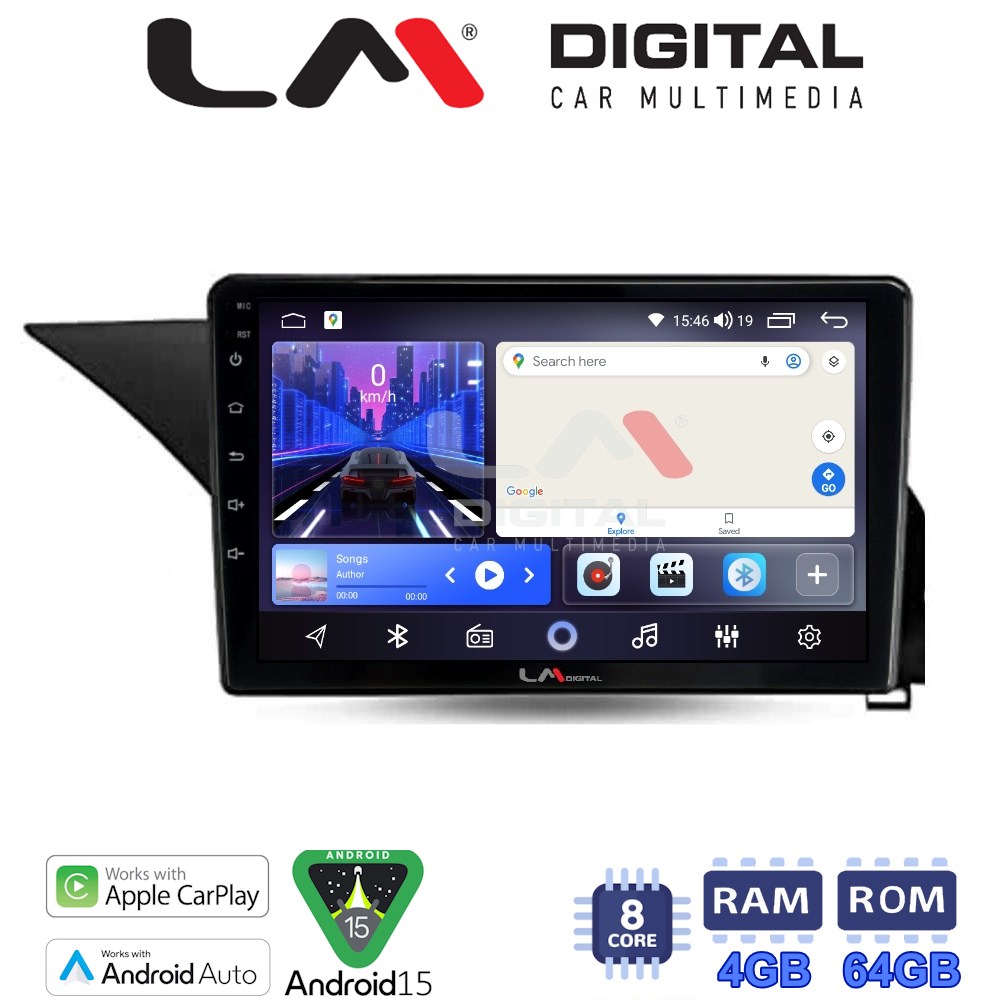 LM Digital - LM ZK8888 GPS Οθόνη OEM Multimedia Αυτοκινήτου για Mercedes GLK 2008 > 2015 (CarPlay/AndroidAuto/BT/GPS/WIFI)