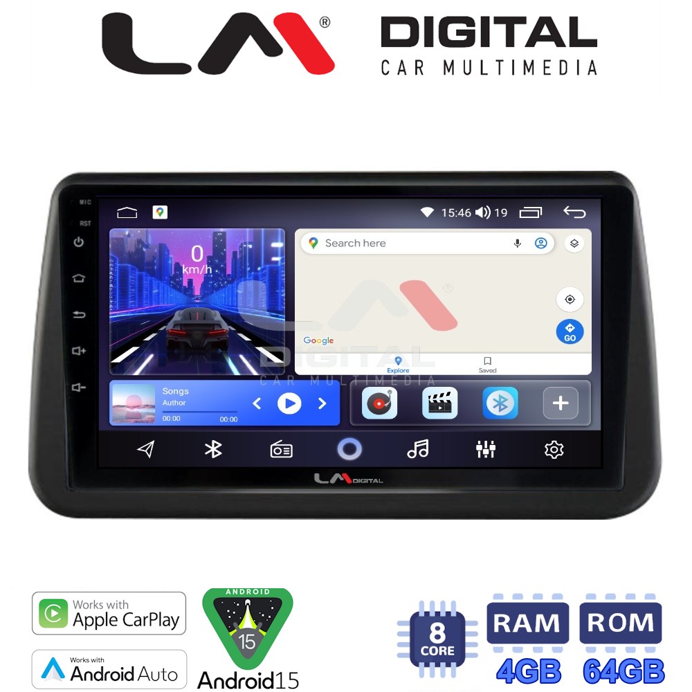 LM Digital - LM ZK8962 GPS Οθόνη OEM Multimedia Αυτοκινήτου για Opel Meriva 2010 > 2017 (CarPlay/AndroidAuto/BT/GPS/WIFI)