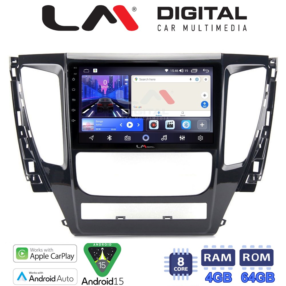 LM Digital - LM ZK8992 GPS Οθόνη OEM Multimedia Αυτοκινήτου για Mitsubishi Pajero 2014> (CarPlay/AndroidAuto/BT/GPS/WIFI)