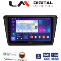 LM Digital - LM ZN4487 GPS Οθόνη OEM Multimedia Αυτοκινήτου για Skoda Rapid 2013-2017 (CarPlay/AndroidAuto/BT/GPS/WIFI/GPRS)