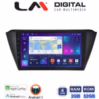 LM Digital - LM ZN4541 GPS Οθόνη OEM Multimedia Αυτοκινήτου για SKODA FABIA 2015> (CarPlay/AndroidAuto/BT/GPS/WIFI/GPRS)