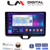 LM Digital - LM ZN4554 GPS Οθόνη OEM Multimedia Αυτοκινήτου για TOYOTA YARIS 2020> (CarPlay/AndroidAuto/BT/GPS/WIFI/GPRS)