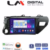 LM Digital - LM ZN4588 GPS Οθόνη OEM Multimedia Αυτοκινήτου για TOYOTA HILUX 2017> (CarPlay/AndroidAuto/BT/GPS/WIFI/GPRS)