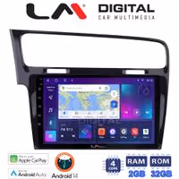 LM Digital - LM ZN4591B GPS Οθόνη OEM Multimedia Αυτοκινήτου για VW Golf 7 (CarPlay/AndroidAuto/BT/GPS/WIFI/GPRS)