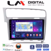 LM Digital - LM ZN4591S GPS Οθόνη OEM Multimedia Αυτοκινήτου για VW Golf 7 (CarPlay/AndroidAuto/BT/GPS/WIFI/GPRS)
