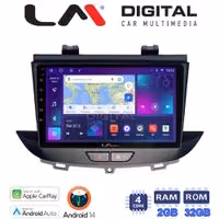 LM Digital - LM ZN4664 GPS Οθόνη OEM Multimedia Αυτοκινήτου για Opel Crossland-Grandland 2017 > (CarPlay/AndroidAuto/BT/GPS/WIFI/GPRS)