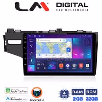 LM Digital - LM ZN4760 GPS Οθόνη OEM Multimedia Αυτοκινήτου για HONDA JAZZ 2013> (CarPlay/AndroidAuto/BT/GPS/WIFI/GPRS)