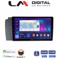 LM Digital - LM ZN4957 GPS Οθόνη OEM Multimedia Αυτοκινήτου για VOLVO V70-S60- XC70 2004 > 2007 (CarPlay/AndroidAuto/BT/GPS/WIFI/GPRS)