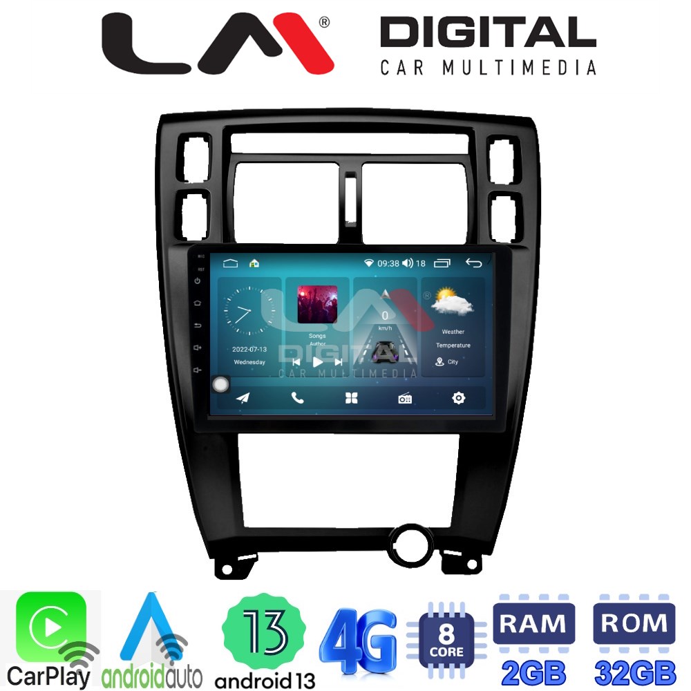 LM Digital - LM ZR8006B GPS Οθόνη OEM Multimedia Αυτοκινήτου για TUCSON 2004 > 2010 (CarPlay/AndroidAuto/BT/GPS/WIFI/GPRS)
