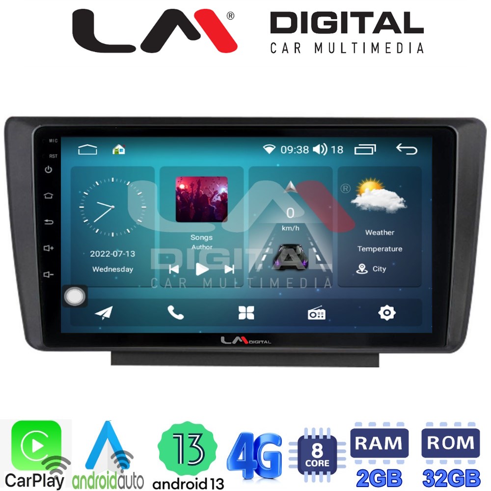 LM Digital - LM ZR8007 GPS Οθόνη OEM Multimedia Αυτοκινήτου για Skoda Octavia 2005 > 2012 (CarPlay/AndroidAuto/BT/GPS/WIFI/GPRS)