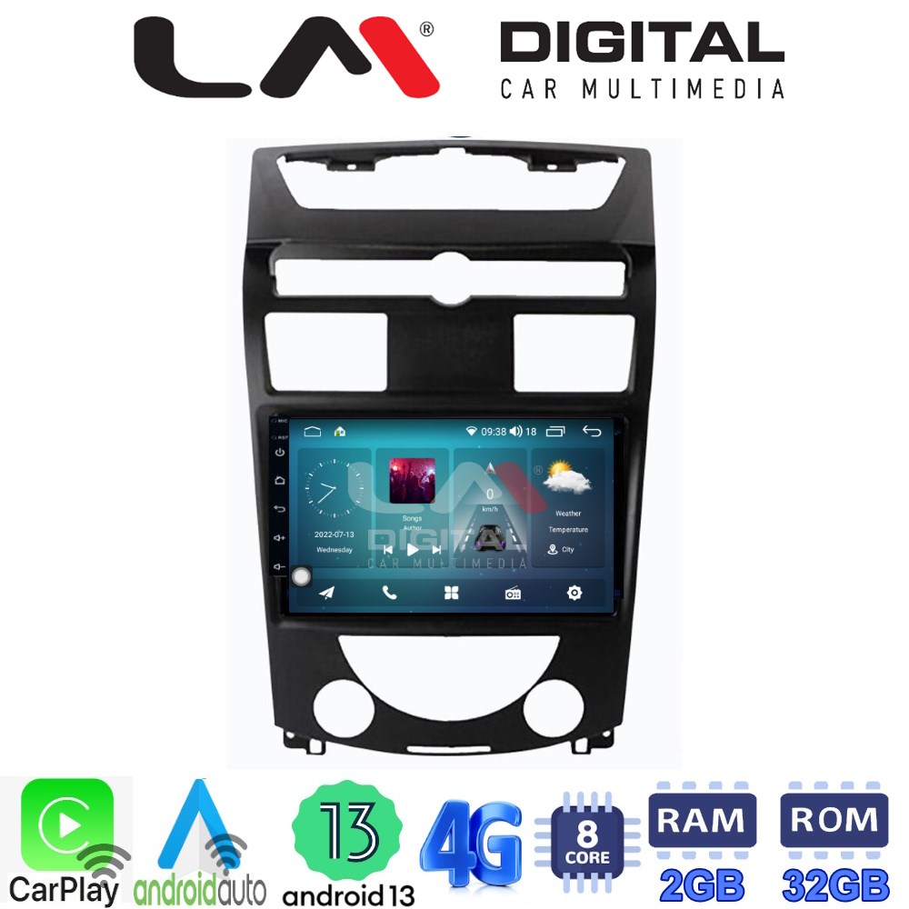 LM Digital - LM ZR8014 GPS Οθόνη OEM Multimedia Αυτοκινήτου για Ssangyong Rexton 2006>2015 (CarPlay/AndroidAuto/BT/GPS/WIFI/GPRS)