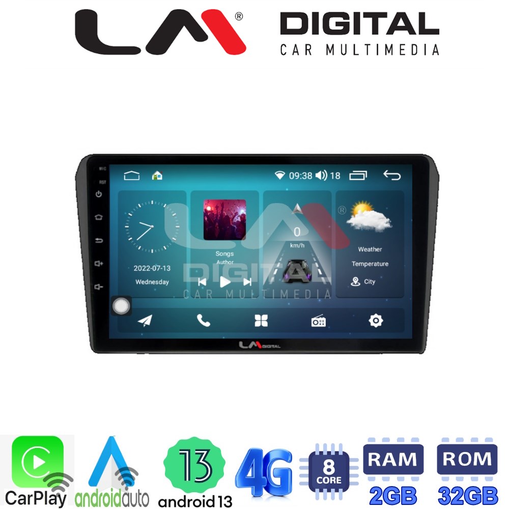 LM Digital - LM ZR8025B GPS Οθόνη OEM Multimedia Αυτοκινήτου για Toyota Avensis 2003 > 2008 (CarPlay/AndroidAuto/BT/GPS/WIFI/GPRS)