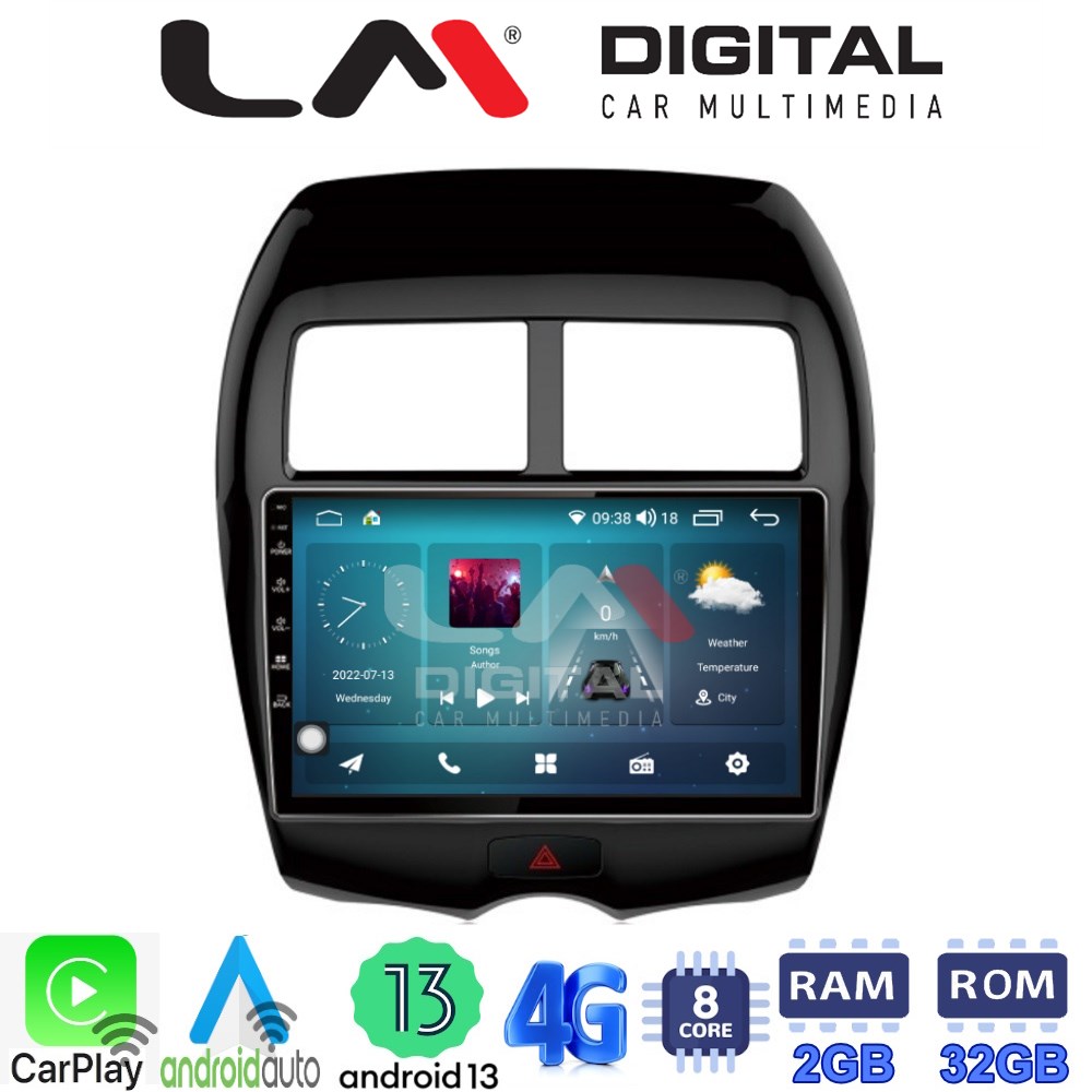 LM Digital - LM ZR8026 GPS Οθόνη OEM Multimedia Αυτοκινήτου για MITSUBISHI ASX 2008> (CarPlay/AndroidAuto/BT/GPS/WIFI/GPRS)