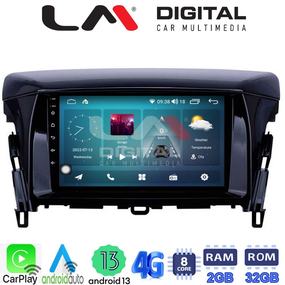 LM Digital - LM ZR8030 GPS Οθόνη OEM Multimedia Αυτοκινήτου για MITSUBISHI ECLIPSE CROSS 2018> (CarPlay/AndroidAuto/BT/GPS/WIFI/GPRS)