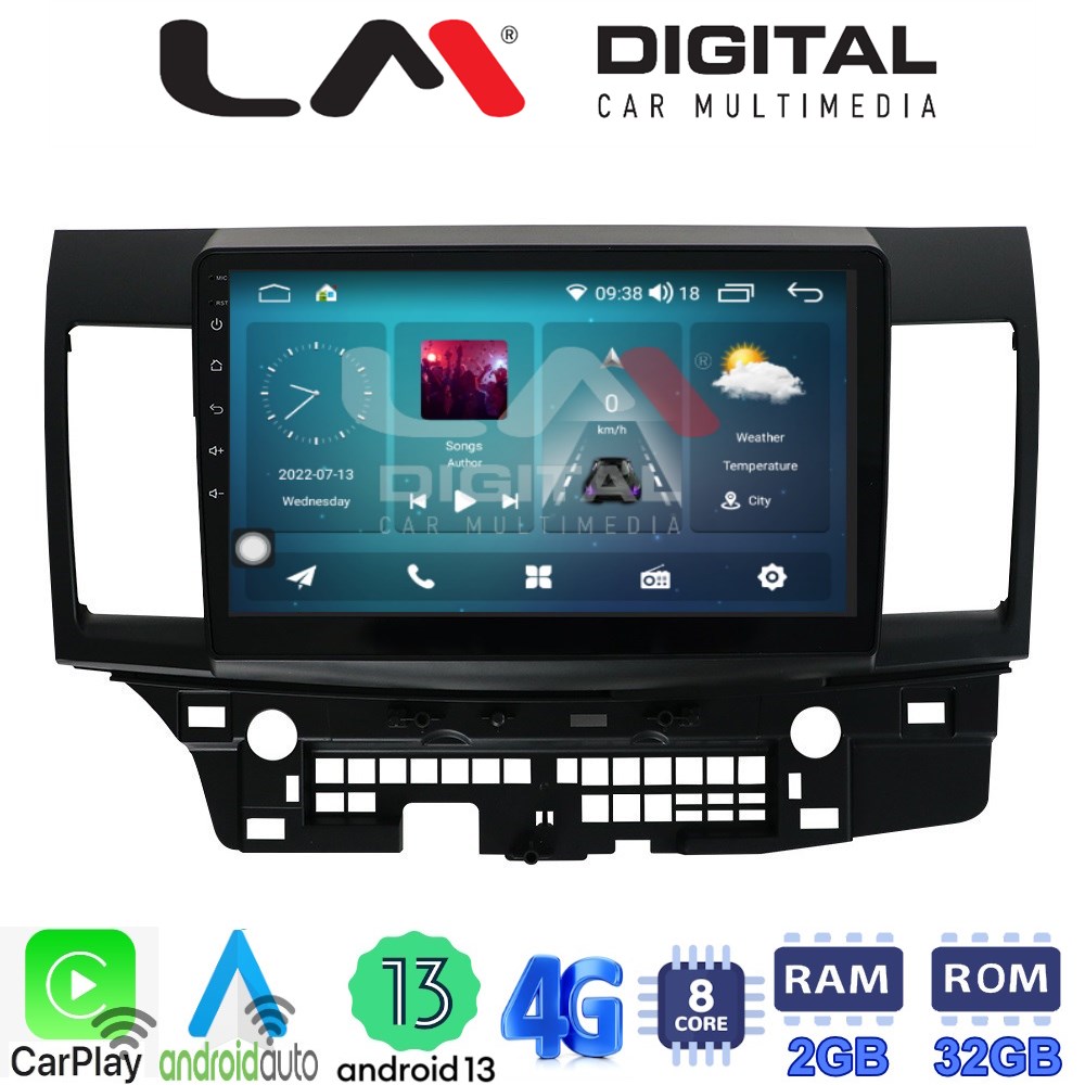 LM Digital - LM ZR8037 GPS Οθόνη OEM Multimedia Αυτοκινήτου για MITSUBISHI LANCER 2008> (CarPlay/AndroidAuto/BT/GPS/WIFI/GPRS)
