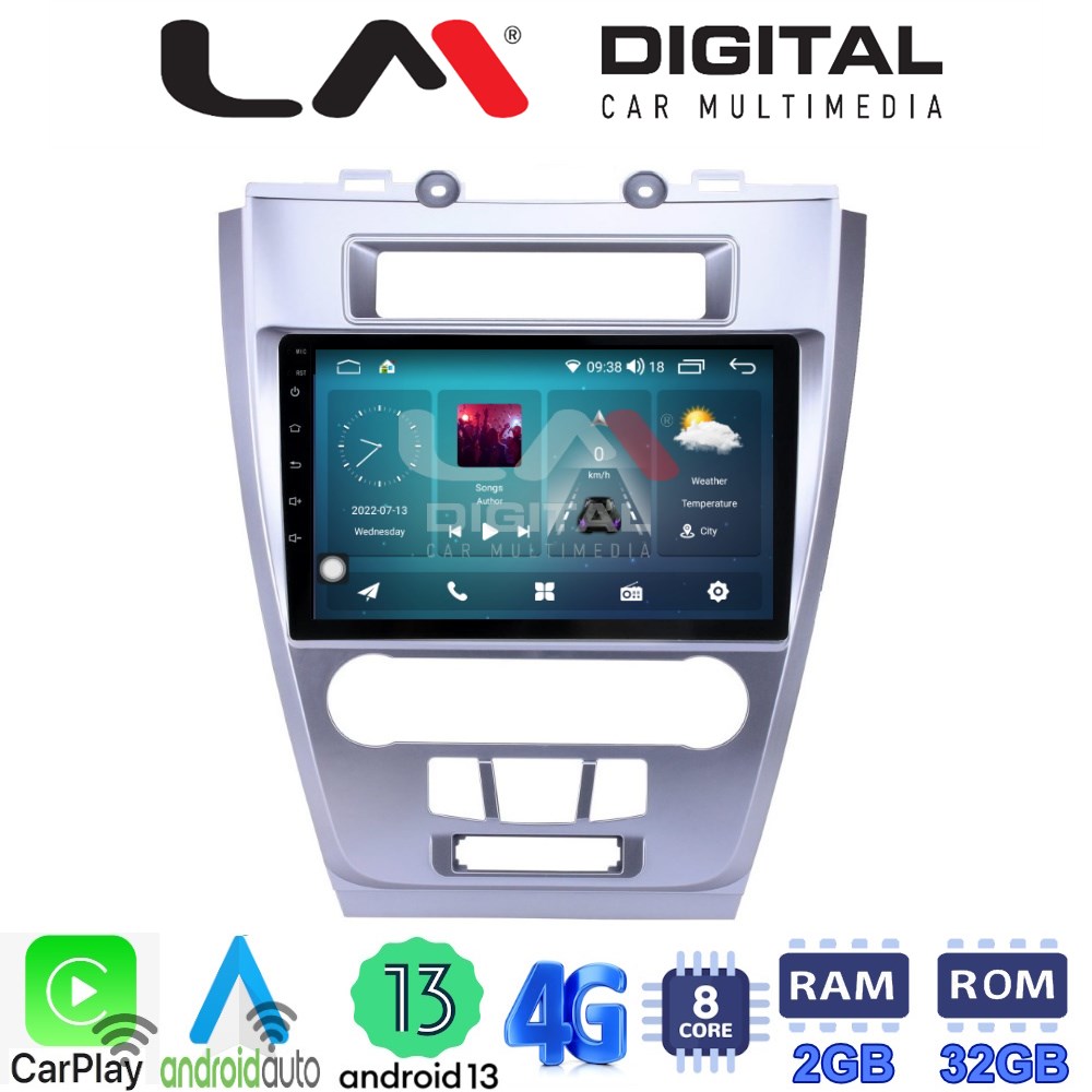 LM Digital - LM ZR8047 GPS Οθόνη OEM Multimedia Αυτοκινήτου για Ford Fusion 2012>2017 (CarPlay/AndroidAuto/BT/GPS/WIFI/GPRS)