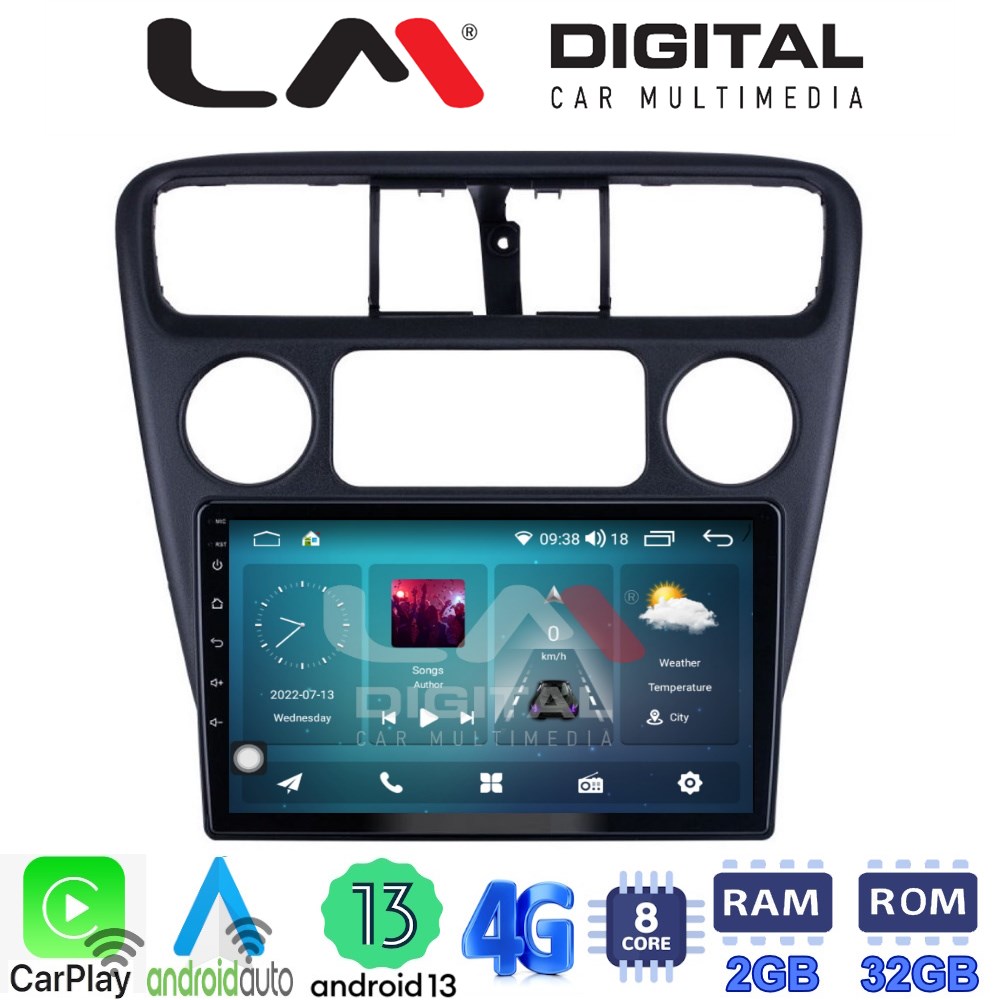 LM Digital - LM ZR8082 GPS Οθόνη OEM Multimedia Αυτοκινήτου για Honda Accord Coupe 1998>2004    (CarPlay/AndroidAuto/BT/GPS/WIFI/GPRS)