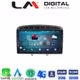 LM Digital - LM ZR8083 GPS Οθόνη OEM Multimedia Αυτοκινήτου για PG 308 2007>2012 (CarPlay/AndroidAuto/BT/GPS/WIFI/GPRS)