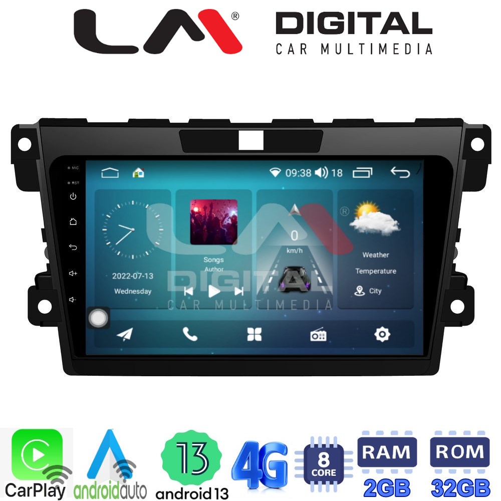 LM Digital - LM ZR8097 GPS Οθόνη OEM Multimedia Αυτοκινήτου για MAZDA CX7 2006> (CarPlay/AndroidAuto/BT/GPS/WIFI/GPRS)