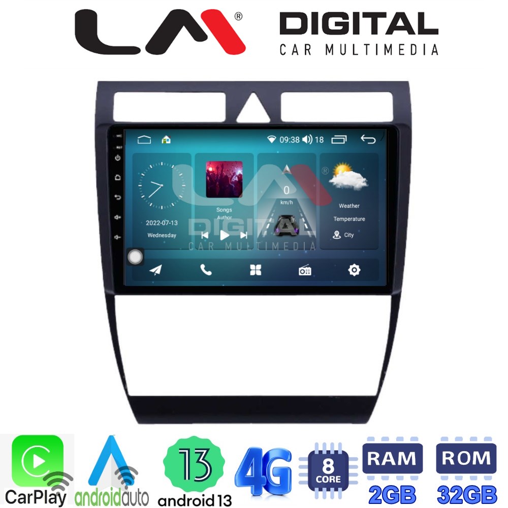 LM Digital - LM ZR8102 GPS Οθόνη OEM Multimedia Αυτοκινήτου για Audi A6 1998 > 2004 (CarPlay/AndroidAuto/BT/GPS/WIFI/GPRS)