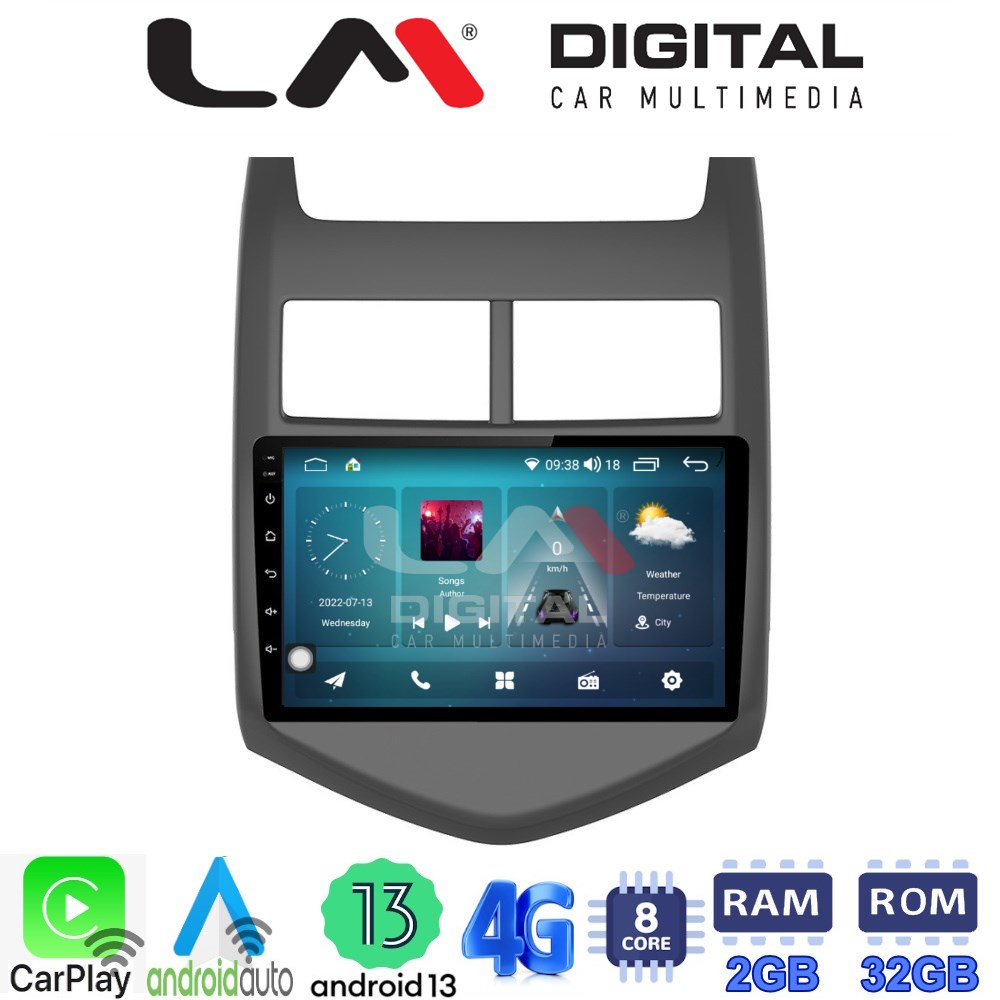 LM Digital - LM ZR8107 GPS Οθόνη OEM Multimedia Αυτοκινήτου για CHEVROLET AVEO 2012> (CarPlay/AndroidAuto/BT/GPS/WIFI/GPRS)