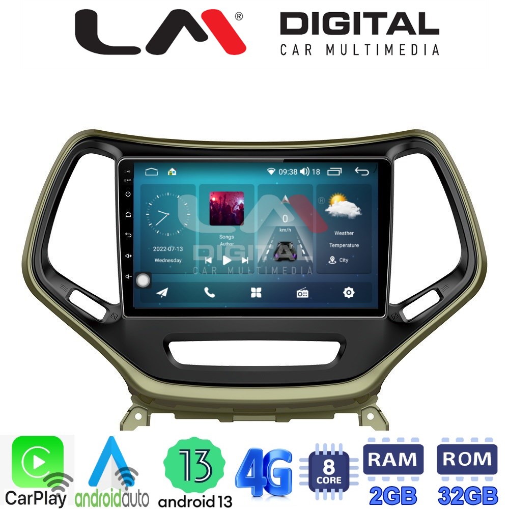 LM Digital - LM ZR8119 GPS Οθόνη OEM Multimedia Αυτοκινήτου για JEEP CHEROKEE 2014>  (CarPlay/AndroidAuto/BT/GPS/WIFI/GPRS)