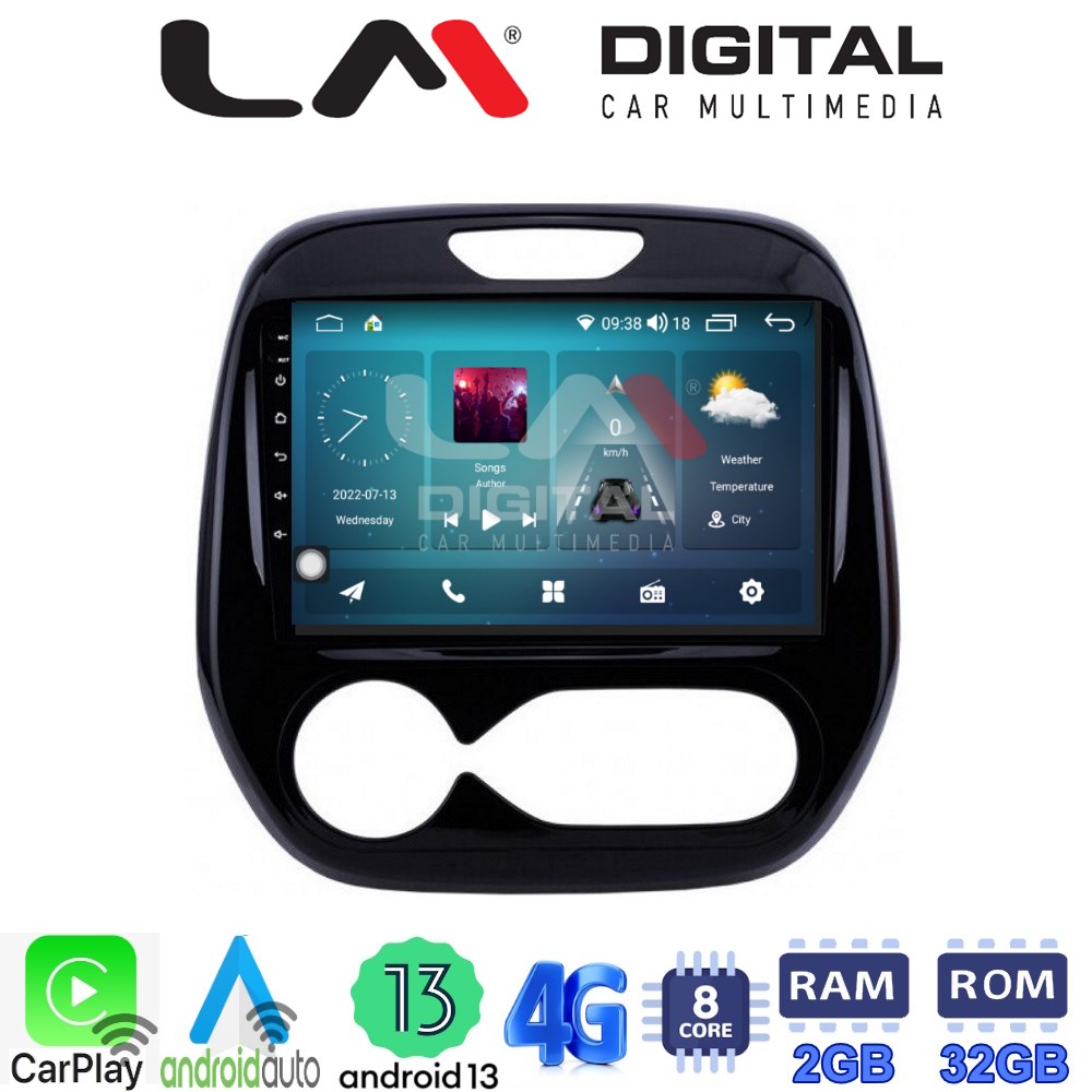 LM Digital - LM ZR8155 GPS Οθόνη OEM Multimedia Αυτοκινήτου για RENAULT CAPTURE 2013>  (CarPlay/AndroidAuto/BT/GPS/WIFI/GPRS)