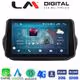 LM Digital - LM ZR8195 GPS Οθόνη OEM Multimedia Αυτοκινήτου για Fiorino, Citroen, Nemo, Bipper (CarPlay/AndroidAuto/BT/GPS/WIFI/GPRS)
