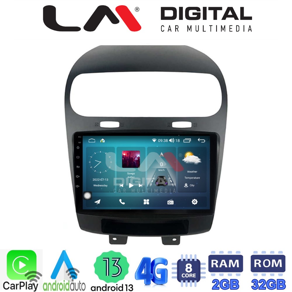 LM Digital - LM ZR8261 GPS Οθόνη OEM Multimedia Αυτοκινήτου για Fiat Freemont 2008> (CarPlay/AndroidAuto/BT/GPS/WIFI/GPRS)