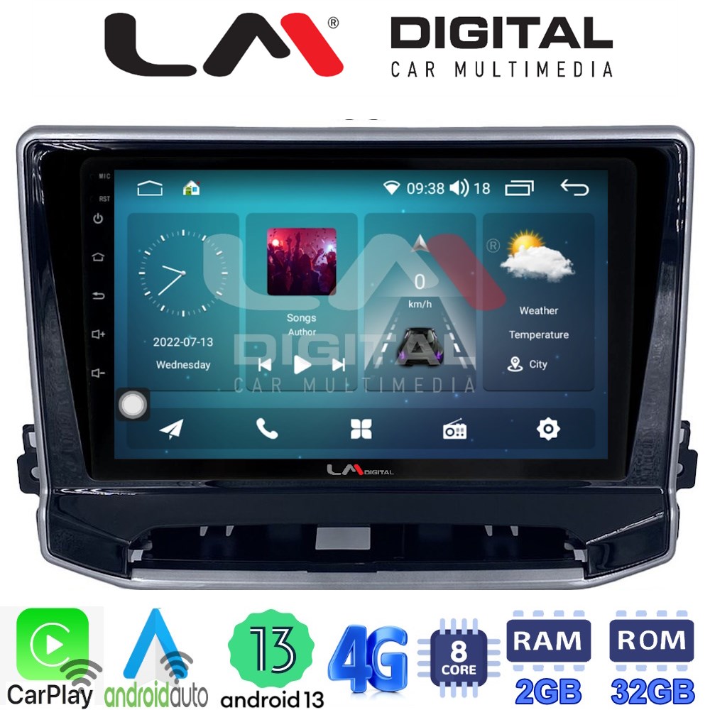 LM Digital - LM ZR8263 GPS Οθόνη OEM Multimedia Αυτοκινήτου για Jeep Compass 2023> (CarPlay/AndroidAuto/BT/GPS/WIFI/GPRS)