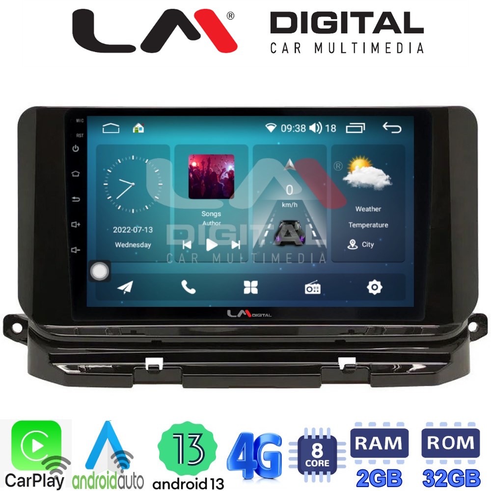 LM Digital - LM ZR8280 GPS Οθόνη OEM Multimedia Αυτοκινήτου για Skoda Octavia 2021> (CarPlay/AndroidAuto/BT/GPS/WIFI/GPRS)