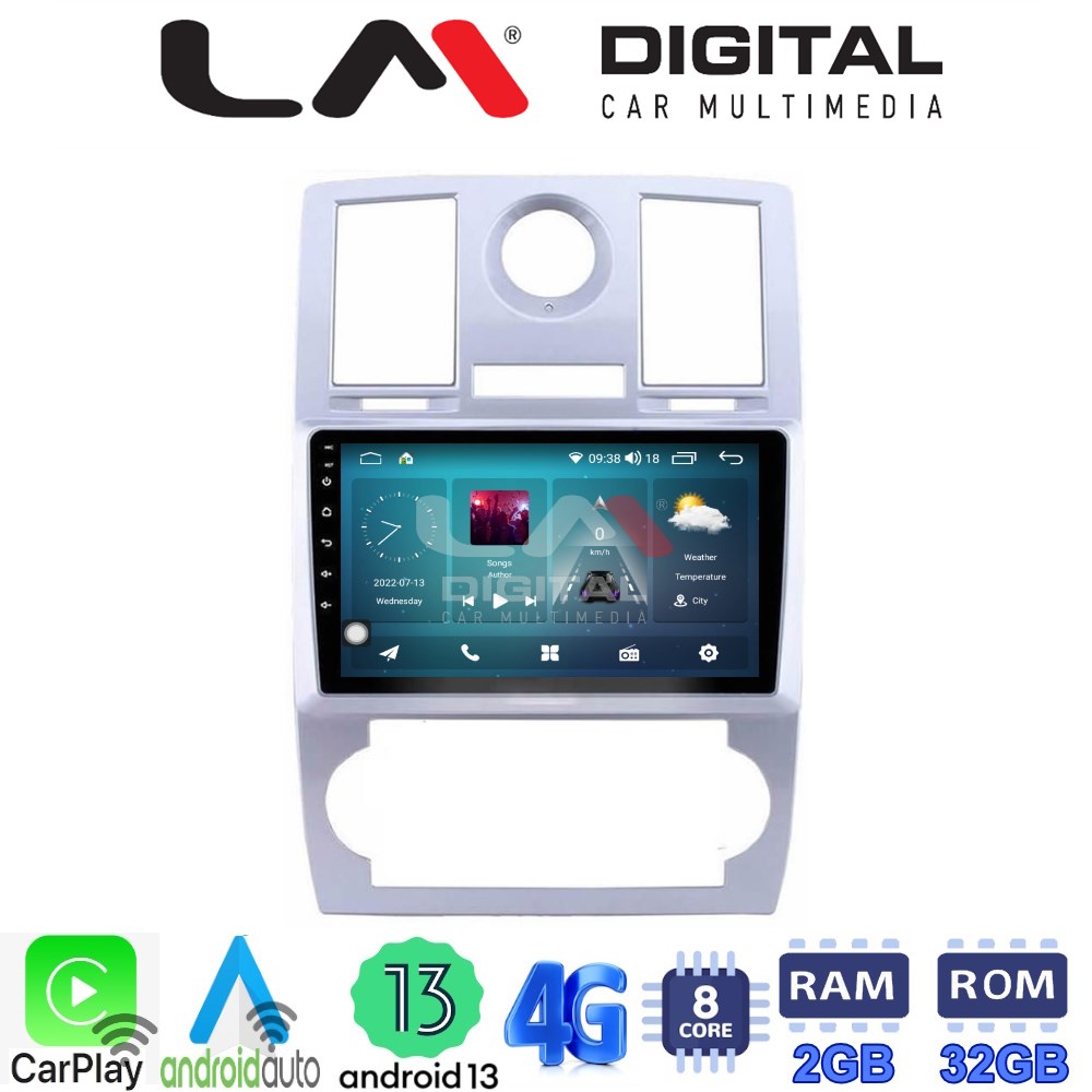 LM Digital - LM ZR8285 GPS Οθόνη OEM Multimedia Αυτοκινήτου για CHRYSLER 300C 2005 > 2010 (CarPlay/AndroidAuto/BT/GPS/WIFI/GPRS)