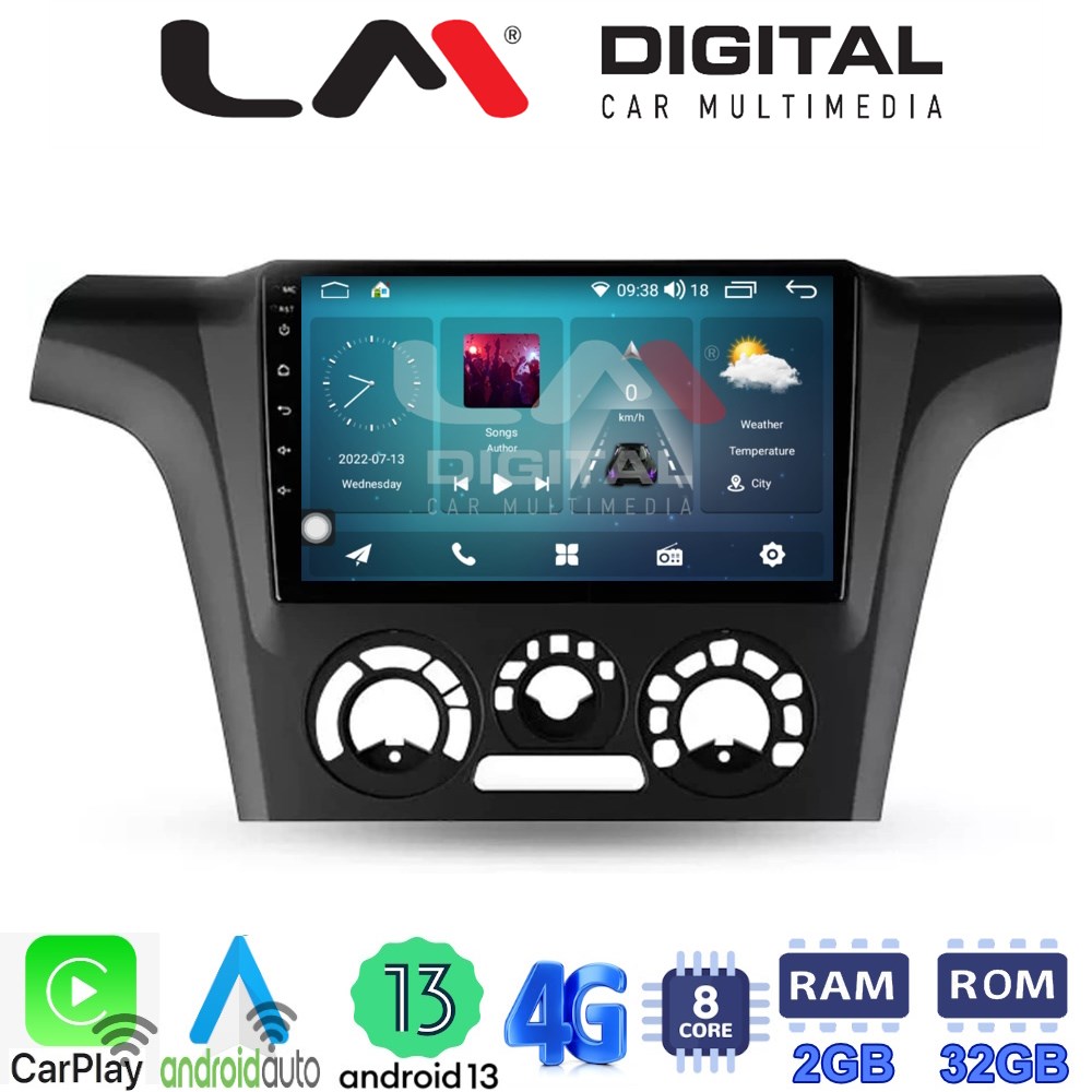 LM Digital - LM ZR8302 GPS Οθόνη OEM Multimedia Αυτοκινήτου για MITSUBISHI OUTLANDER 2001 > 2006 (CarPlay/AndroidAuto/BT/GPS/WIFI/GPRS)