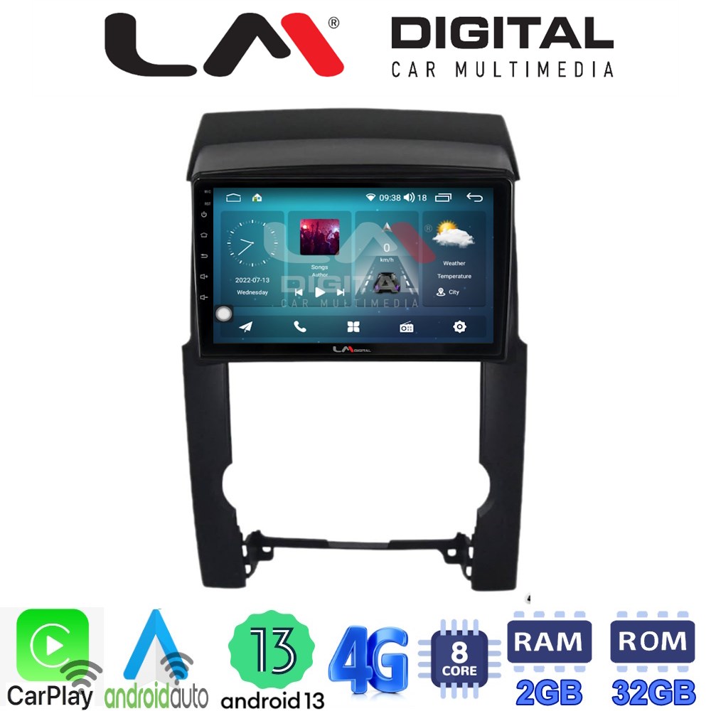 LM Digital - LM ZR8314 GPS Οθόνη OEM Multimedia Αυτοκινήτου για Kia Sorento 2009 > 2013 (CarPlay/AndroidAuto/BT/GPS/WIFI/GPRS)