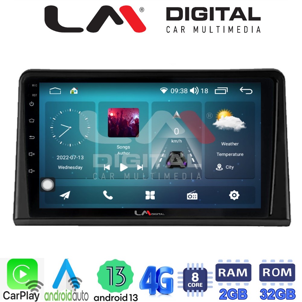 LM Digital - LM ZR8326 GPS Οθόνη OEM Multimedia Αυτοκινήτου για Renault Express 2023 > (CarPlay/AndroidAuto/BT/GPS/WIFI/GPRS)