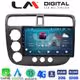 LM Digital - LM ZR8373 GPS Οθόνη OEM Multimedia Αυτοκινήτου για HONDA CIVIC 4πορτο 2001 > 2006 (CarPlay/AndroidAuto/BT/GPS/WIFI/GPRS)