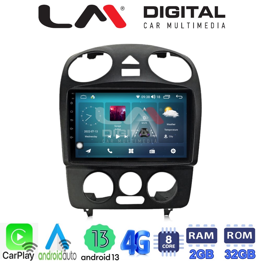 LM Digital - LM ZR8408 GPS Οθόνη OEM Multimedia Αυτοκινήτου για VW BEETLE 2003 > 2010 (CarPlay/AndroidAuto/BT/GPS/WIFI/GPRS)