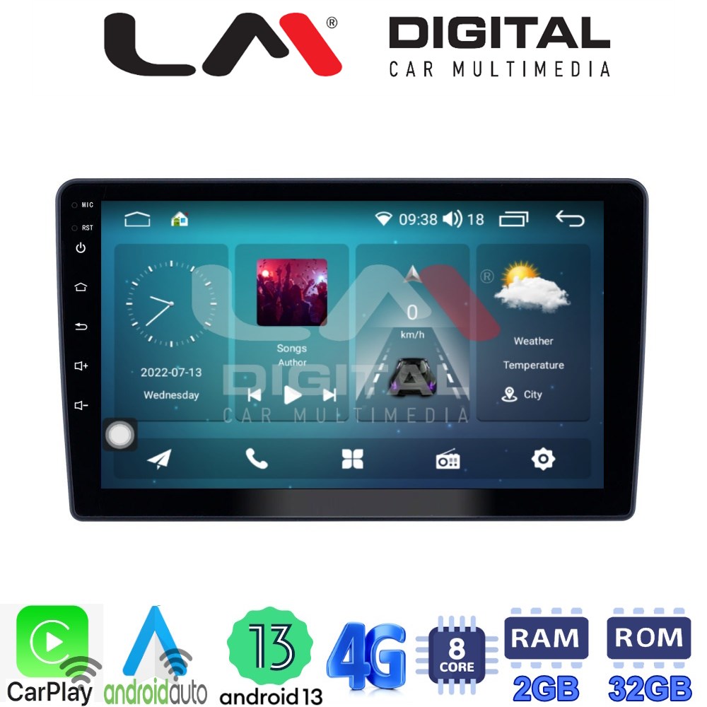 LM Digital - LM ZR8409 GPS Οθόνη OEM Multimedia Αυτοκινήτου για Hyundai H1 2010 > 2018 (CarPlay/AndroidAuto/BT/GPS/WIFI/GPRS)