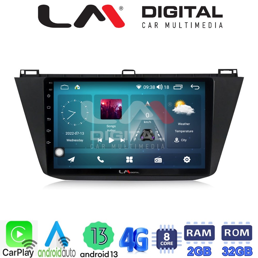 LM Digital - LM ZR8420 GPS Οθόνη OEM Multimedia Αυτοκινήτου για VOLKSWAGEN TIGUAN 2016> (CarPlay/AndroidAuto/BT/GPS/WIFI/GPRS)