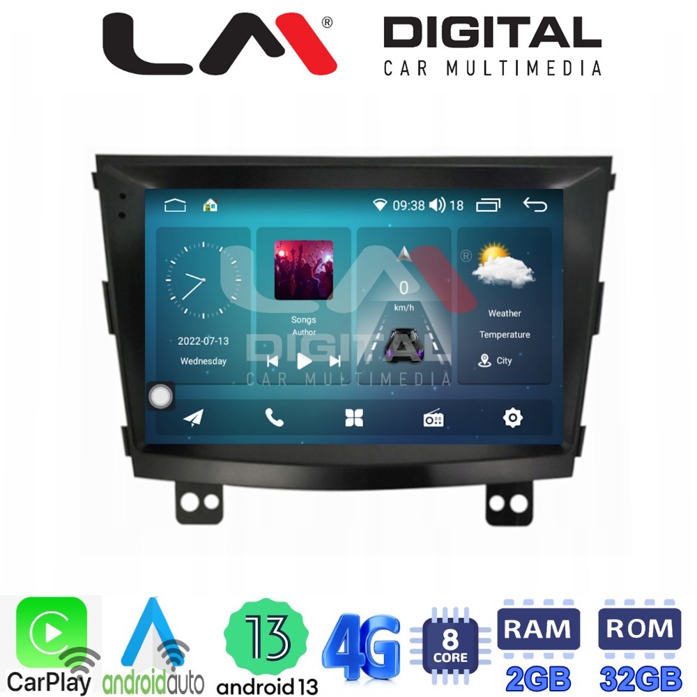 LM Digital - LM ZR8433 GPS Οθόνη OEM Multimedia Αυτοκινήτου για SsangYong Tivoli - XVL 2015 > 2019  (CarPlay/AndroidAuto/BT/GPS/WIFI/GPRS)