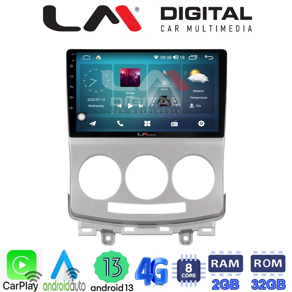 LM Digital - LM ZR8439 GPS Οθόνη OEM Multimedia Αυτοκινήτου για MAZDA 5 2004>2010 (CarPlay/AndroidAuto/BT/GPS/WIFI/GPRS)