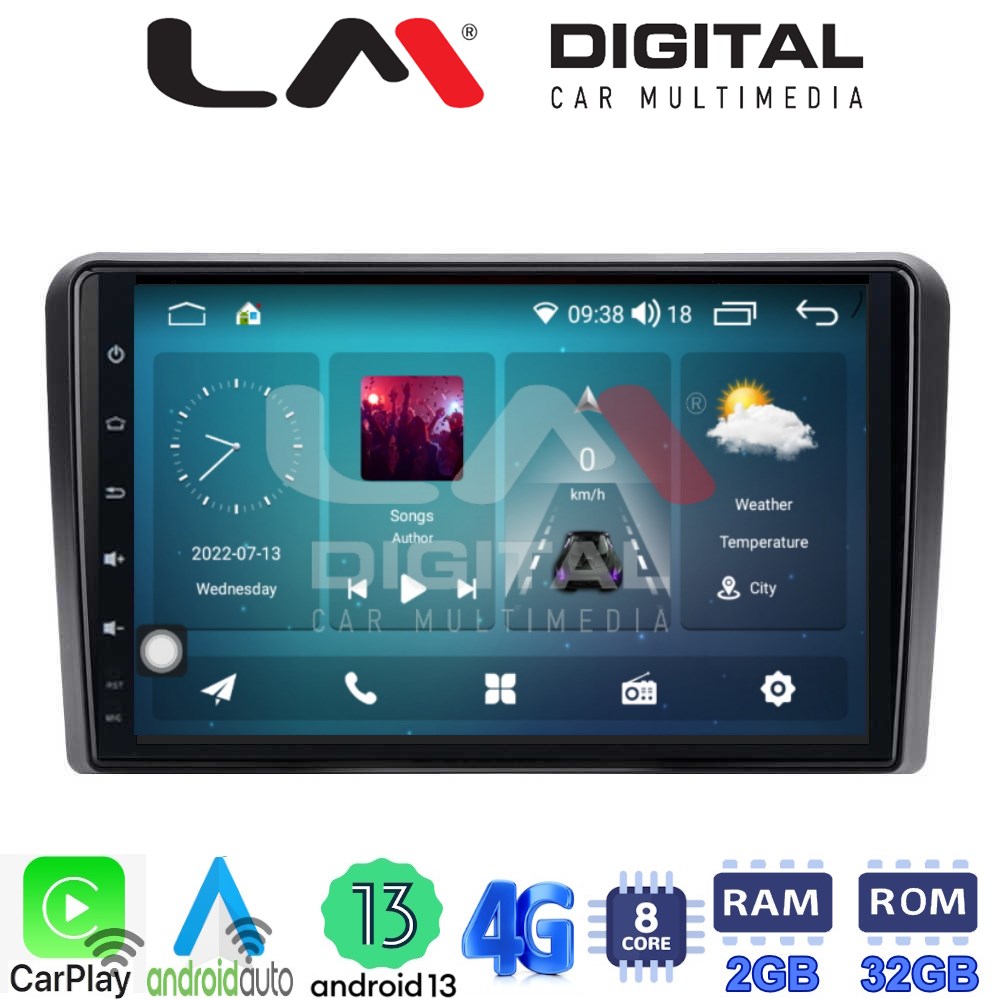 LM Digital - LM ZR8480 GPS Οθόνη OEM Multimedia Αυτοκινήτου για VW All (CarPlay/AndroidAuto/BT/GPS/WIFI/GPRS)