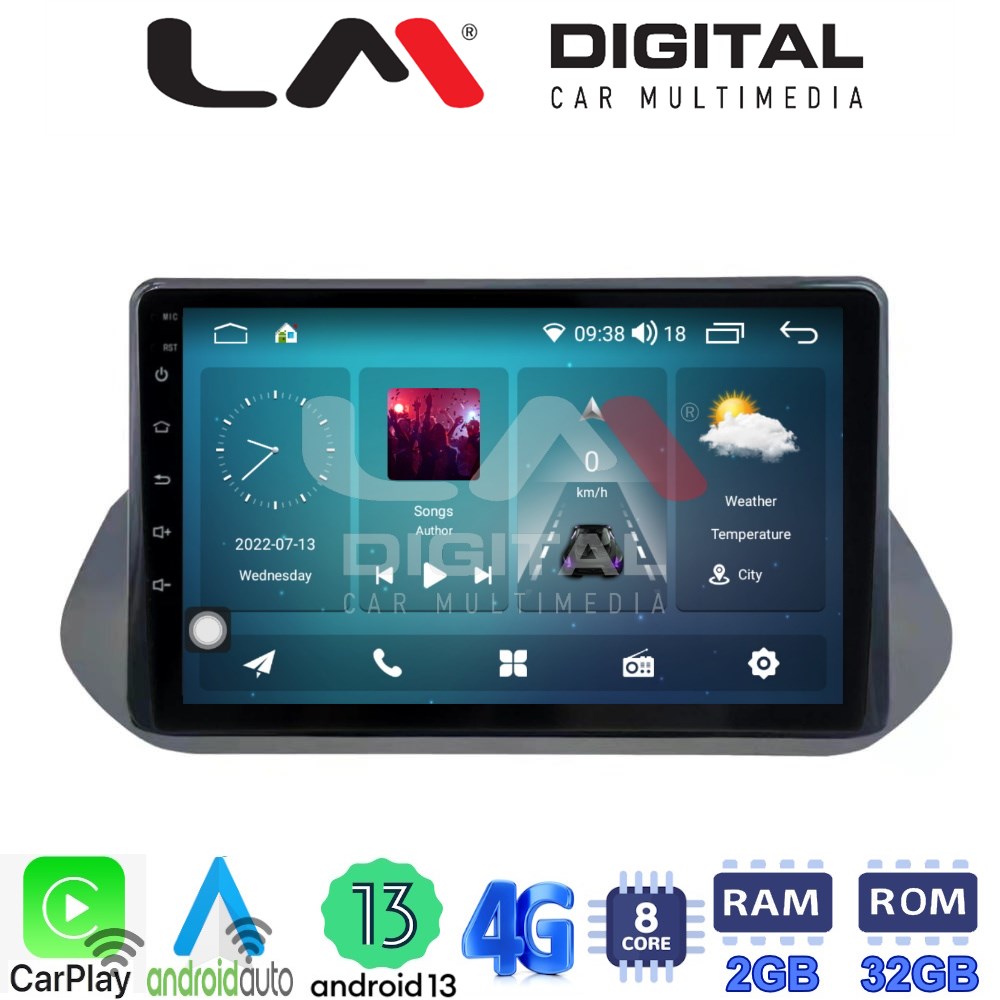 LM Digital - LM ZR8483 GPS Οθόνη OEM Multimedia Αυτοκινήτου για Nissan Qashqai 2021> (CarPlay/AndroidAuto/BT/GPS/WIFI/GPRS)