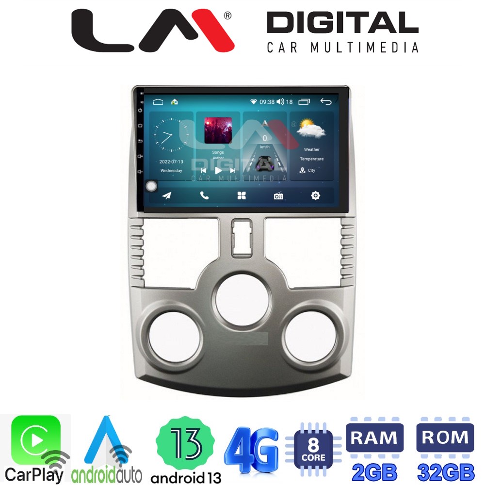 LM Digital - LM ZR8520 GPS Οθόνη OEM Multimedia Αυτοκινήτου για DAIHATSU TERIOS 2007> 2018 (CarPlay/AndroidAuto/BT/GPS/WIFI/GPRS)