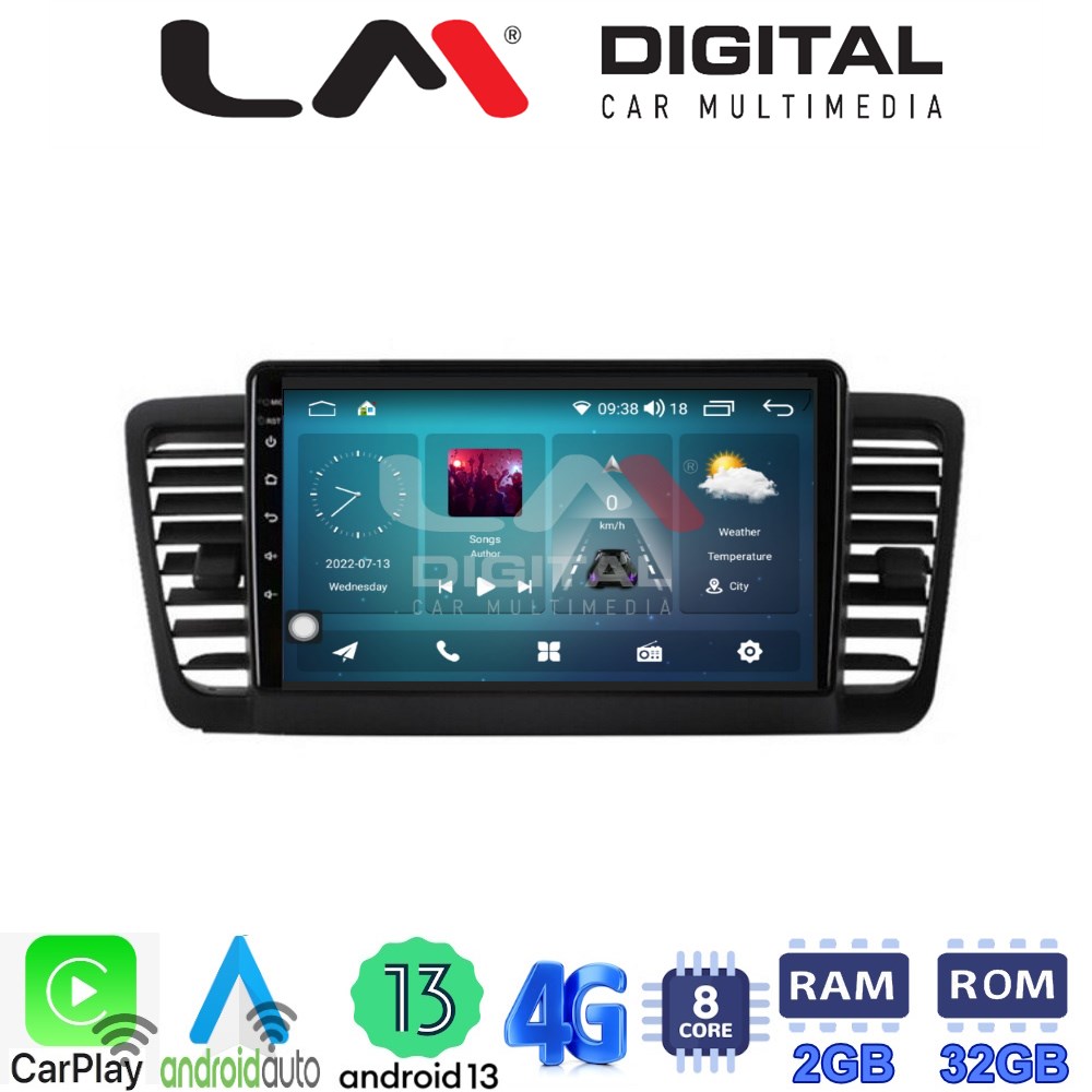 LM Digital - LM ZR8525 GPS Οθόνη OEM Multimedia Αυτοκινήτου για SUBARU LEGACY 2002> (CarPlay/AndroidAuto/BT/GPS/WIFI/GPRS)